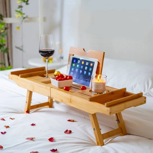 Perfect gift!Spa tray bamboo dual-use - Picture 6 of 8
